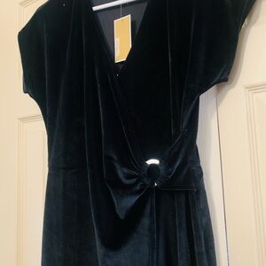 Michael Kors Black Velvet Dress